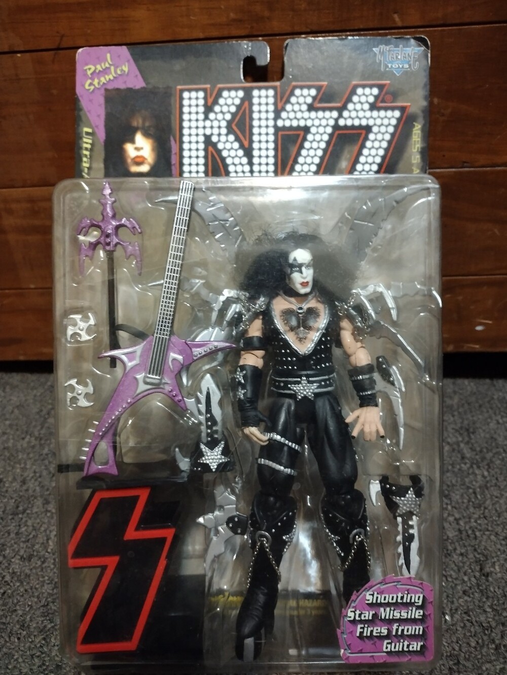 KISS Rock Band Paul Stanley Action Figure + Accessories